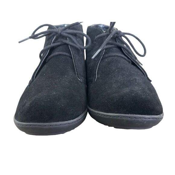 Aerosoles WIDE SIZE Black Pine Tree Suede Booties. Women’s Size 11 Wide - Picture 6 of 10